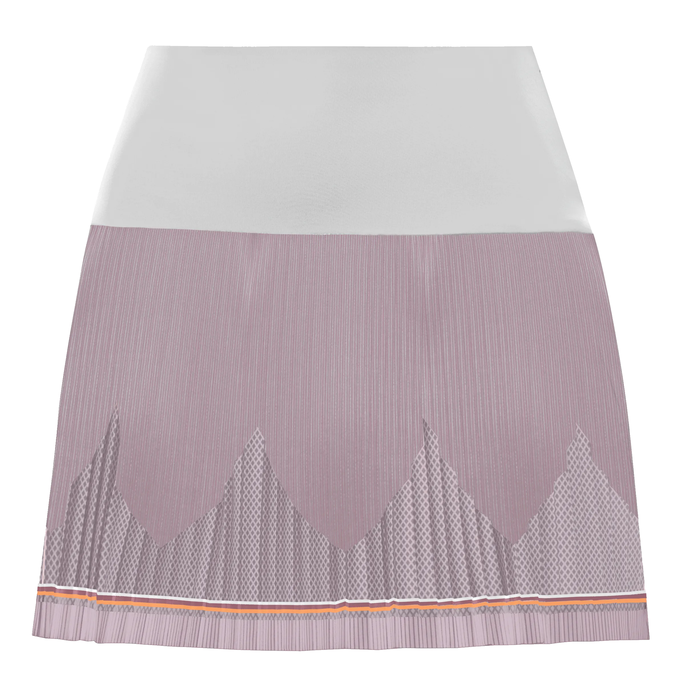 196044-675 | PLEATED SKIRT-14.5" | LIGHT QUARTZ