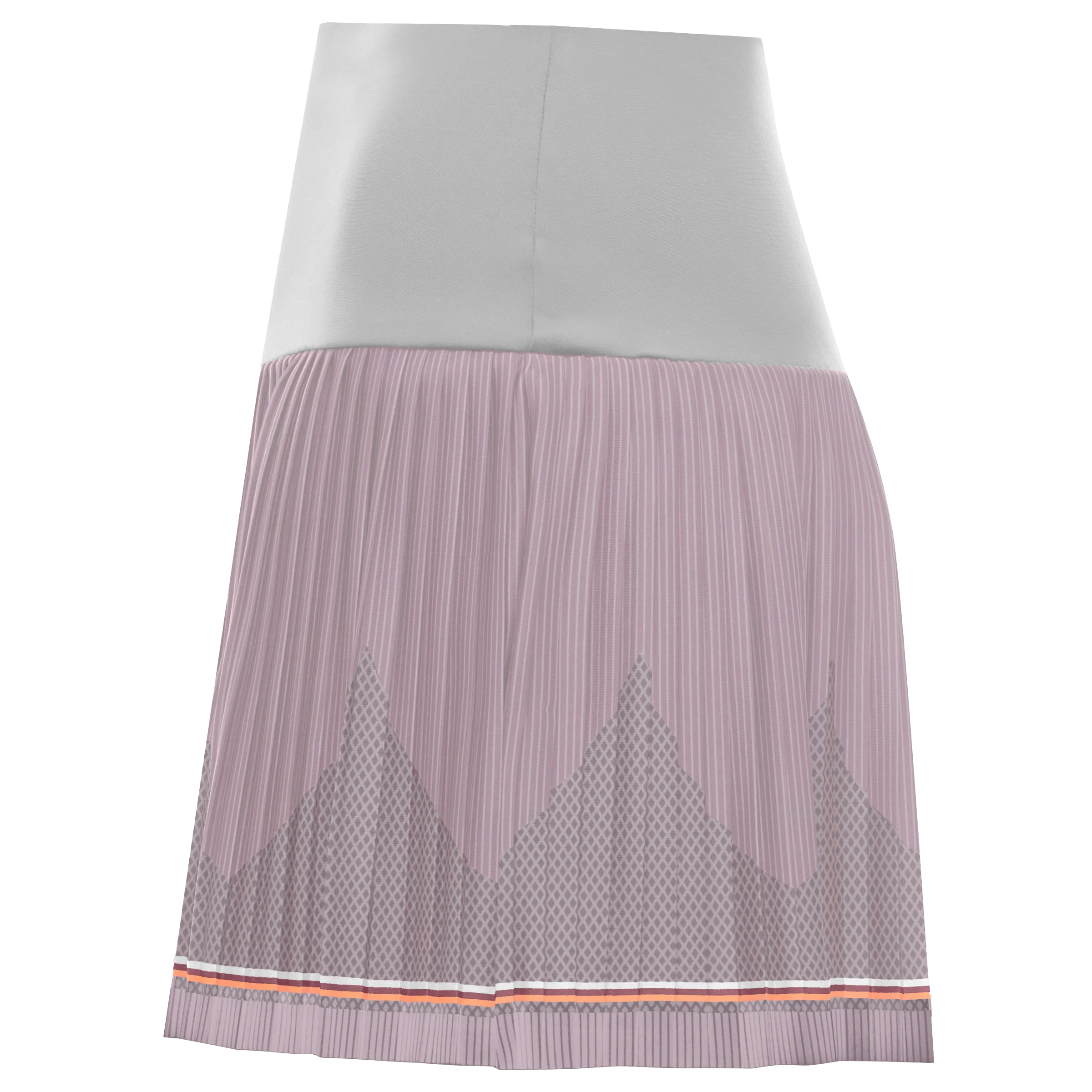 196044-675 | PLEATED SKIRT-14.5" | LIGHT QUARTZ