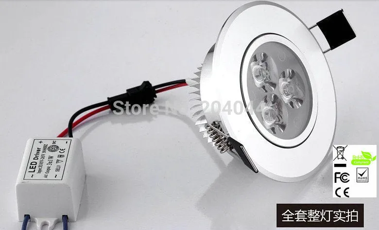 2021 Promotion Led Light 220v Input 10 pcs/lot Downlights Energy Saving With Excellent Heatsink High Brightness Epistar Spot Lamp