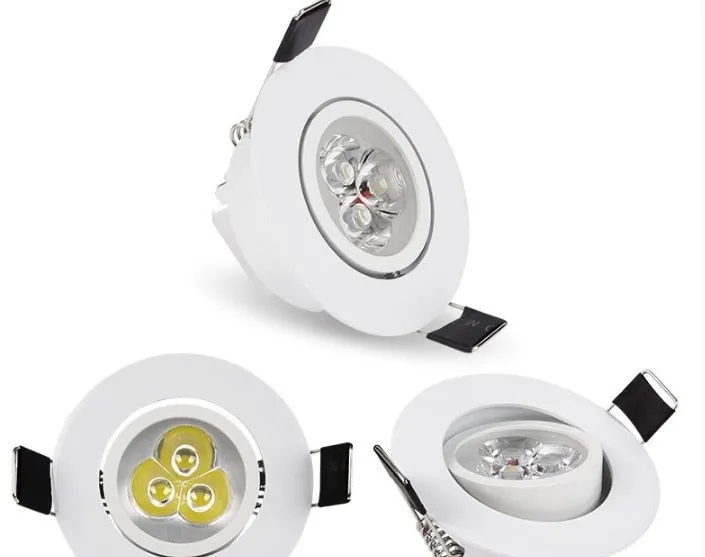2021 Promotion Led Light 220v Input 10 pcs/lot Downlights Energy Saving With Excellent Heatsink High Brightness Epistar Spot Lamp