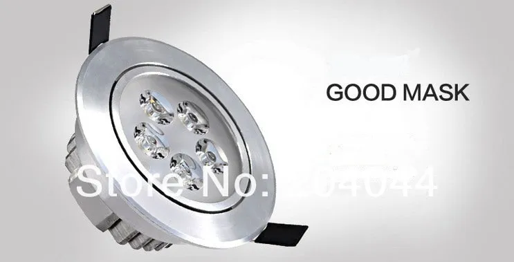 2021 Promotion Led Light 220v Input 10 pcs/lot Downlights Energy Saving With Excellent Heatsink High Brightness Epistar Spot Lamp