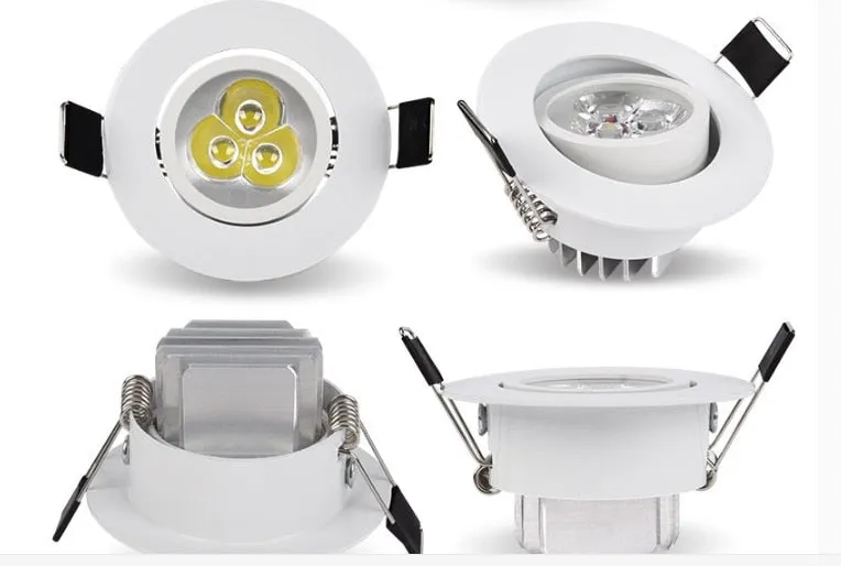 2021 Promotion Led Light 220v Input 10 pcs/lot Downlights Energy Saving With Excellent Heatsink High Brightness Epistar Spot Lamp