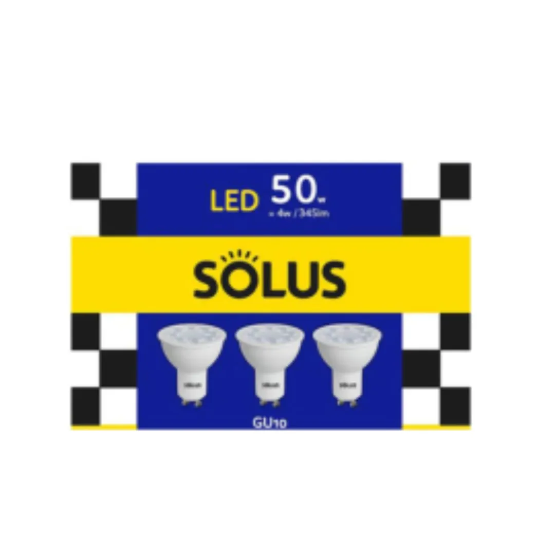 50W = 4W GU10 36DEG NON DIMM 3PK 50W = 4W Gu10 36Deg Non Dimm 3pk