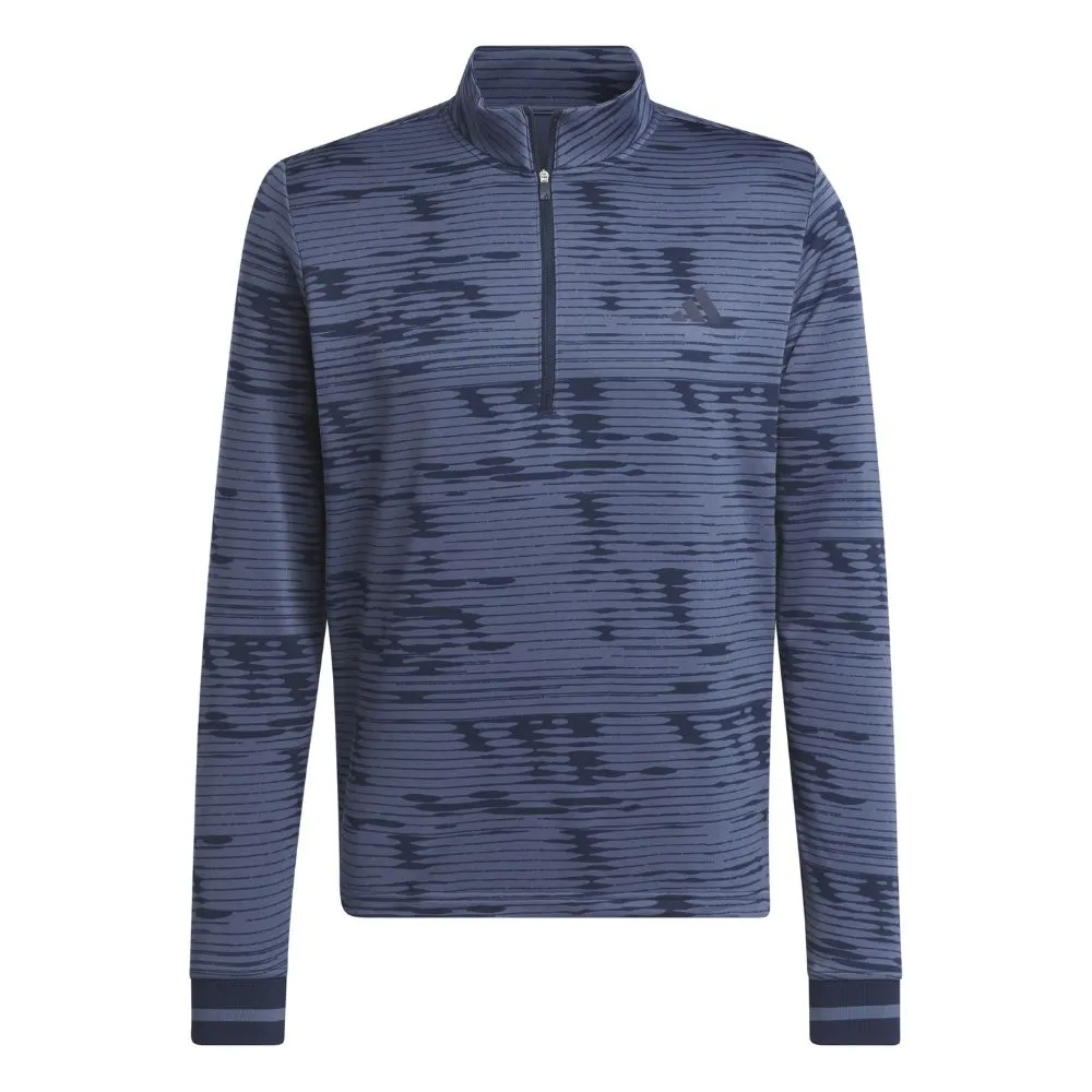 adidas Ultimate365 Linear Stripe 1/4 Zip Mens Golf Pullover Top 2024 - IZ4906