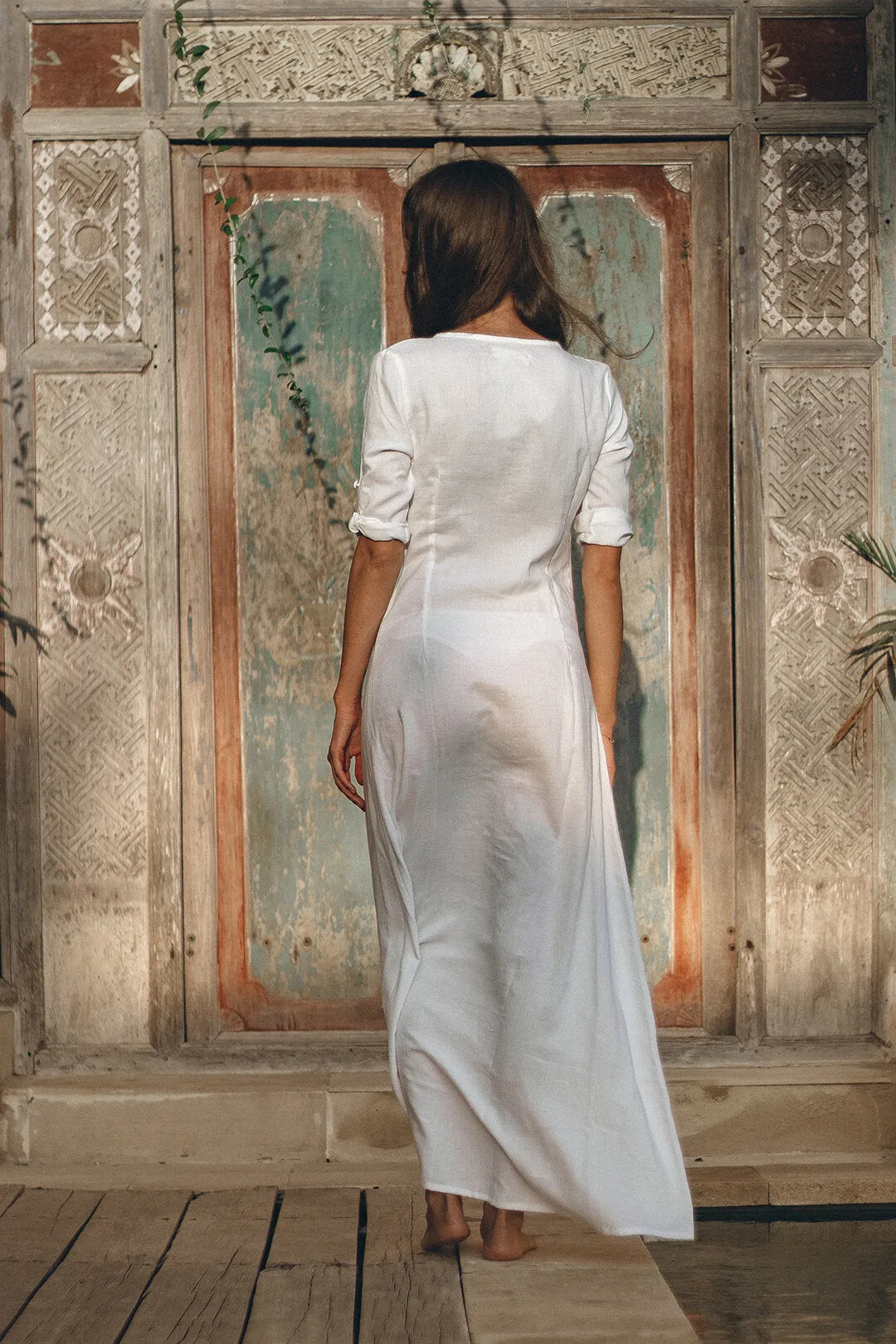 Boheme Maxi Dress White