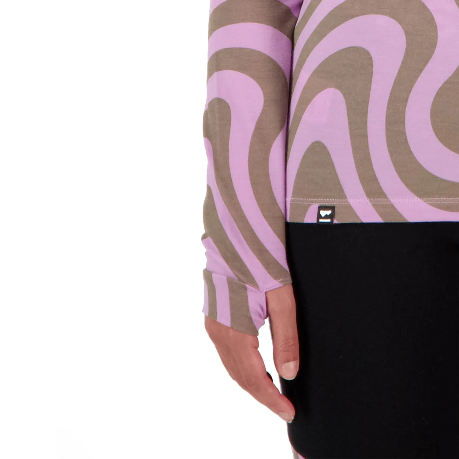 Cascade Merino Flex 200 Mock Neck Long Sleeve Top  2024
