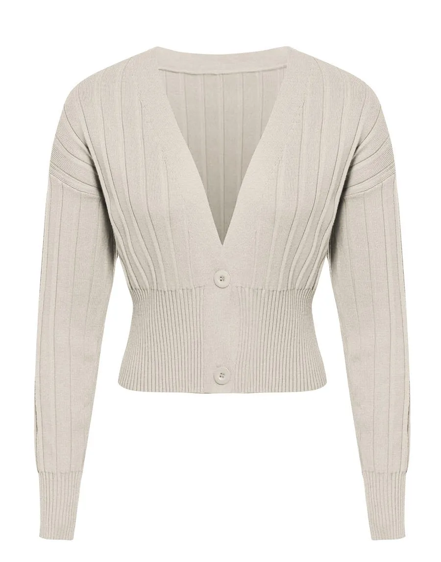Cotton Solid Short Sweater - Multicolor