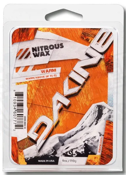 Dakine Nitrous Warm Temp Snowboard Wax - 3oz