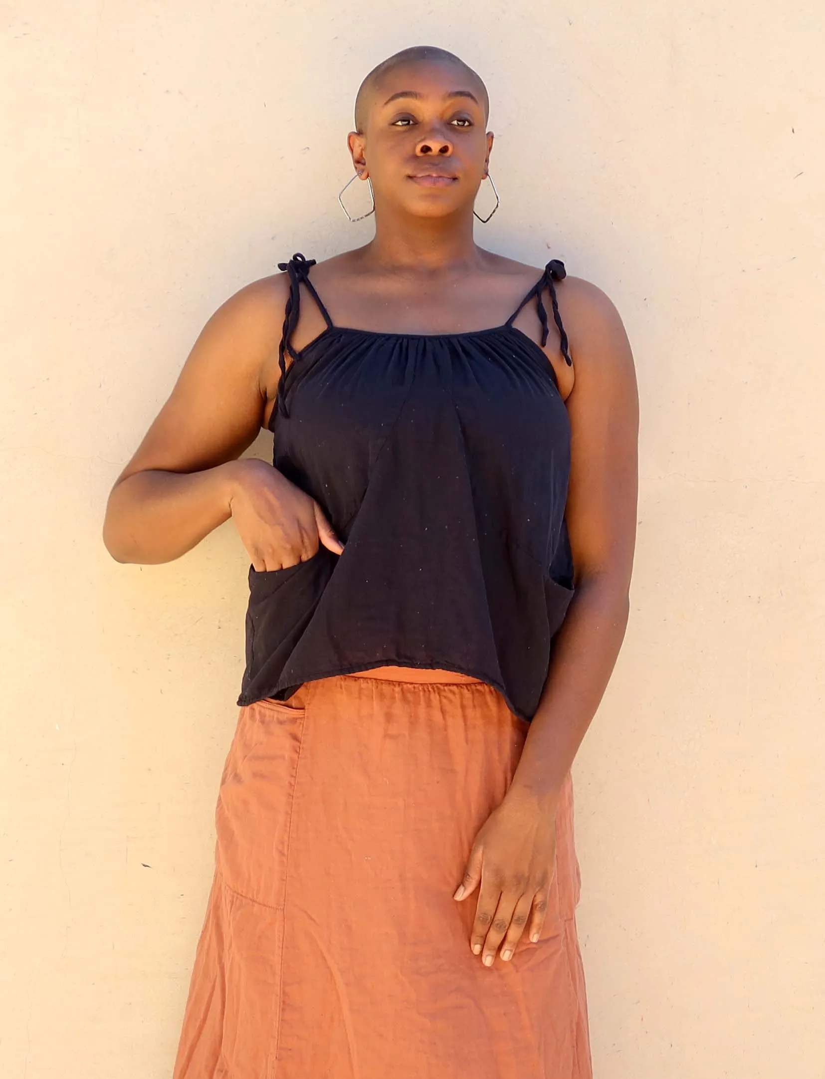 Dawn Origami Cropped Shirt