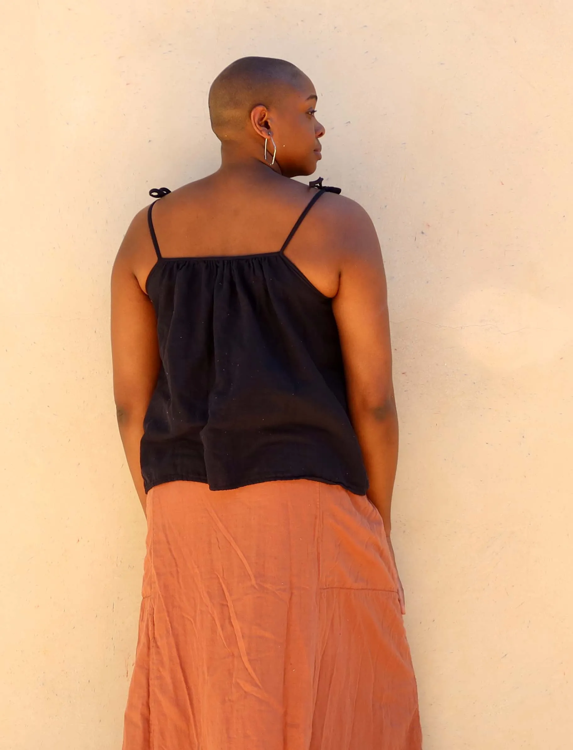 Dawn Origami Cropped Shirt