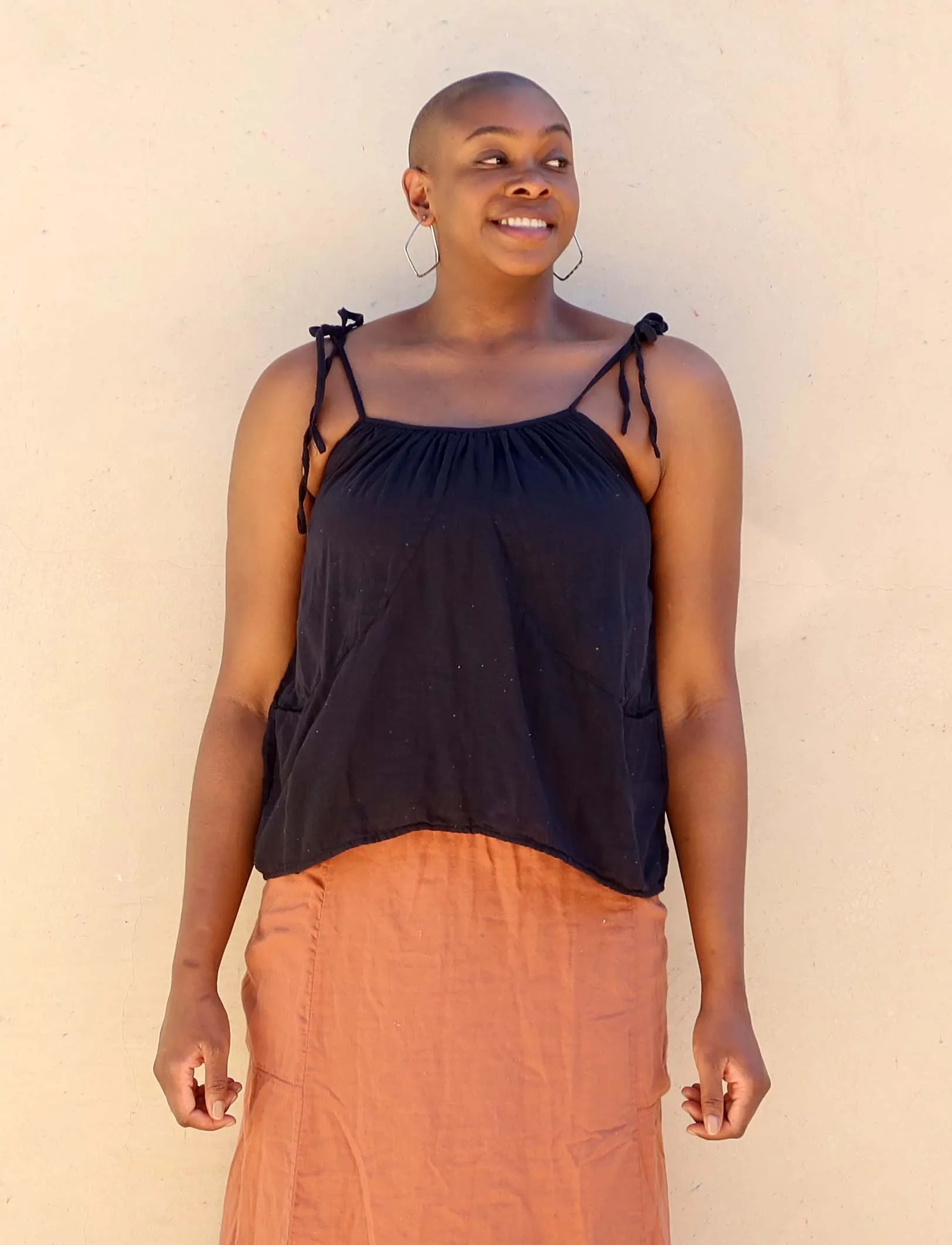 Dawn Origami Cropped Shirt