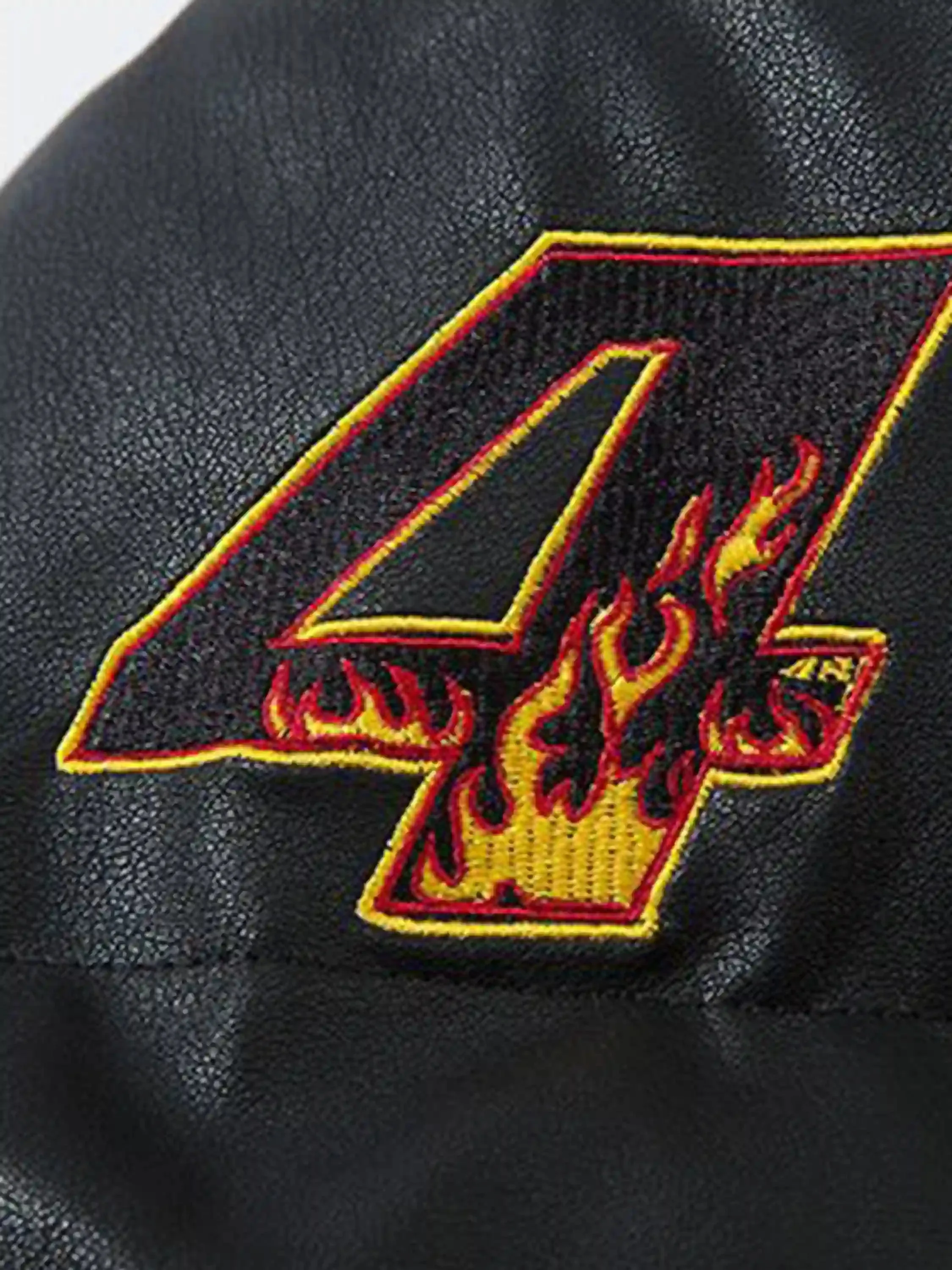 Disguisen American Style Heavy Flame Embroidered Coat