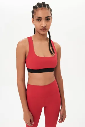 Dream Techflex Bra, Pirate Red/Black