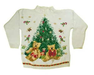 Falling Gifts-Small Christmas Sweater