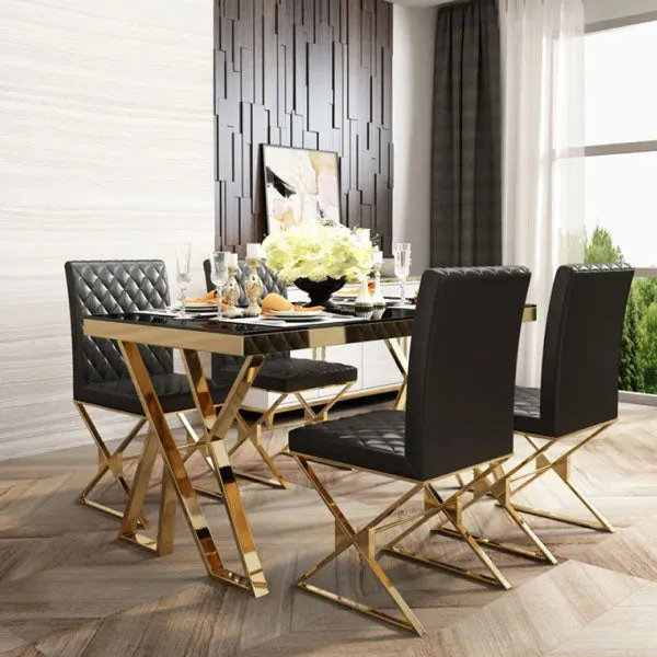 Fully Upholstered Indoor Furniture - Dining Set - Pretios