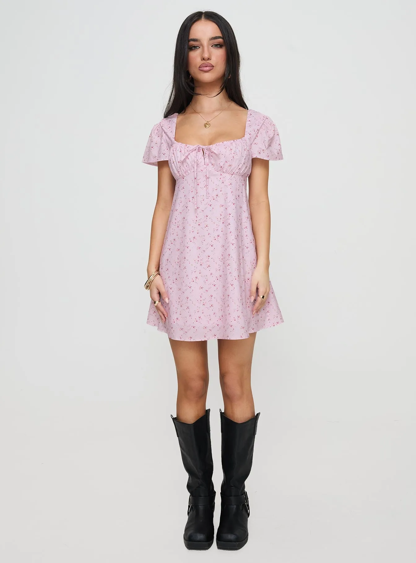 Jaxton Mini Dress Pink Multi