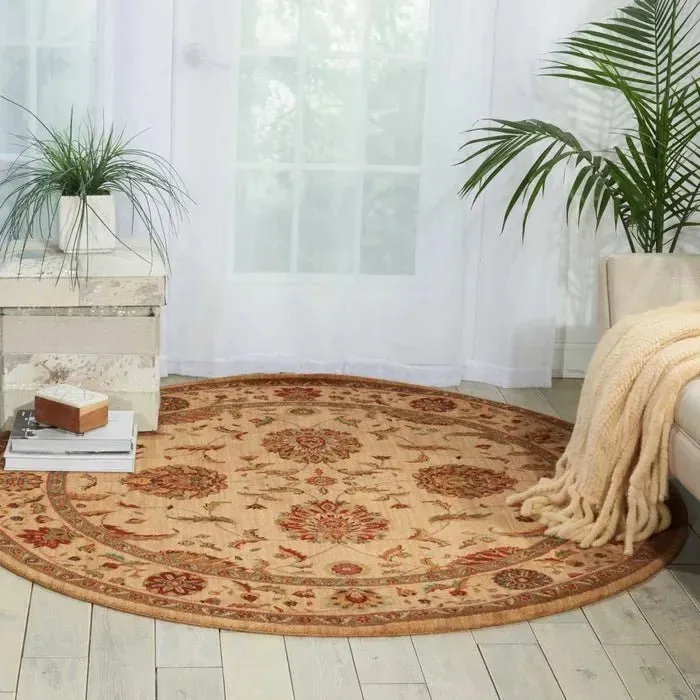 Living Treasures LI04 Ivory Rug