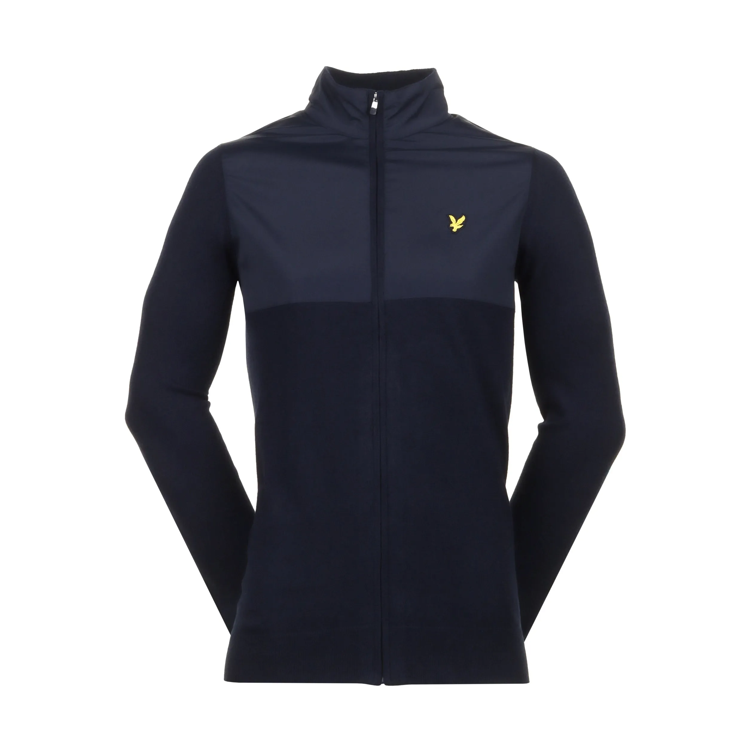 Lyle & Scott Golf Overlay Knitted Full Zip