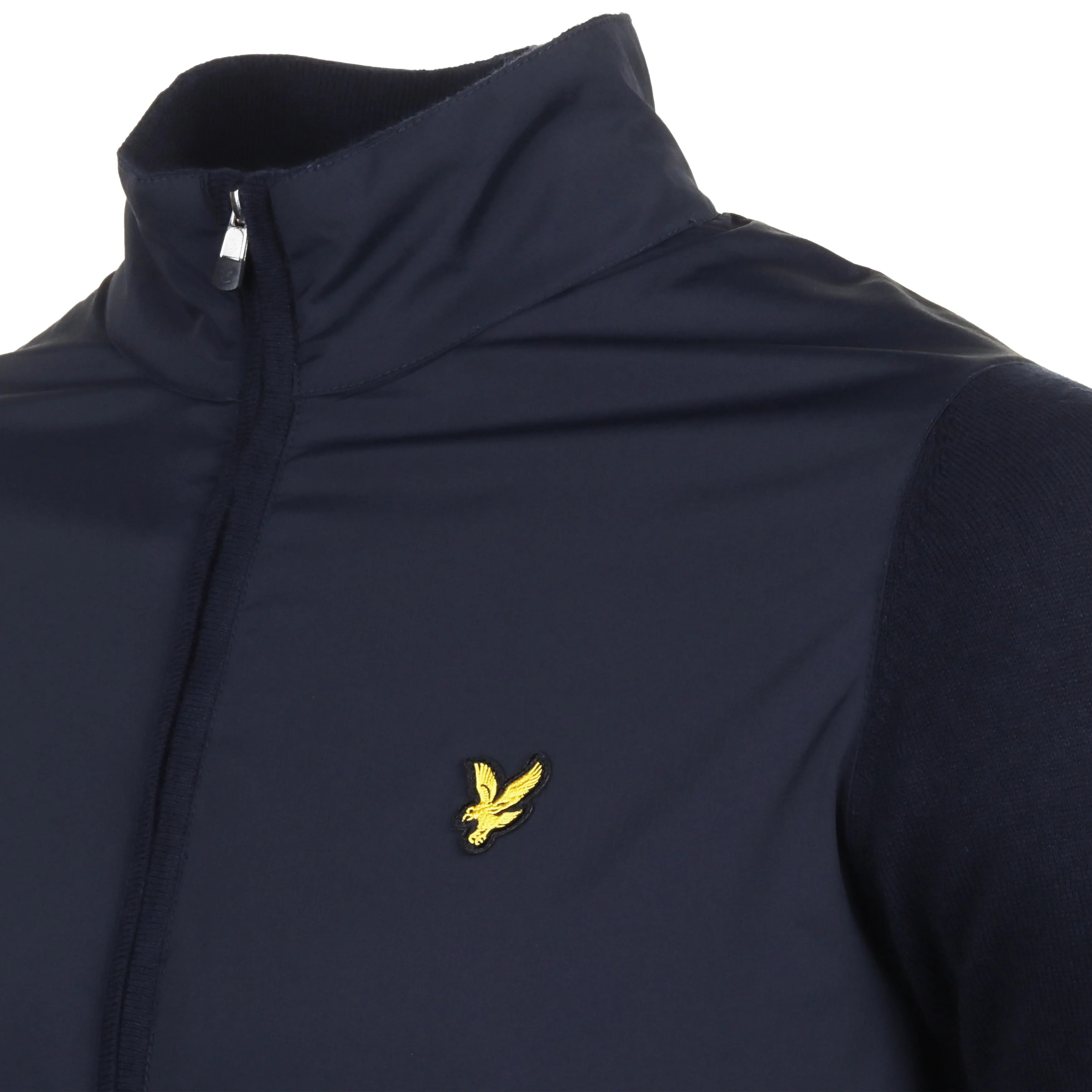 Lyle & Scott Golf Overlay Knitted Full Zip