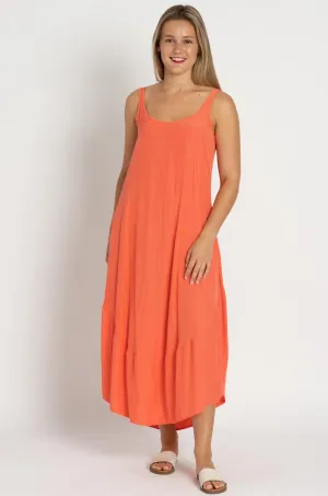 Mela Purdie - Teardrop Dress in Grapefruit