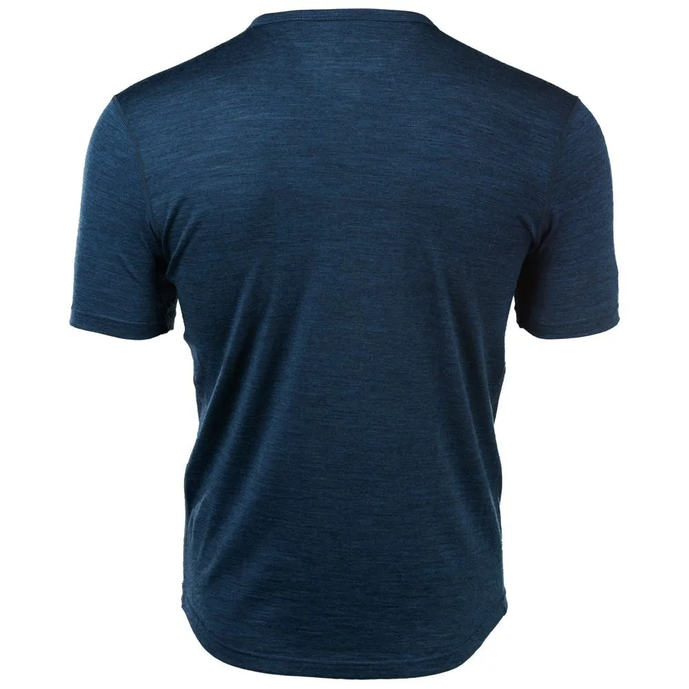 Mens Merino 150 Short Sleeve Crew (Petrol)