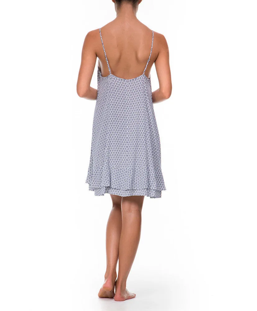 Moken Sleeveless Dress- Indigo