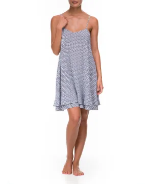 Moken Sleeveless Dress- Indigo