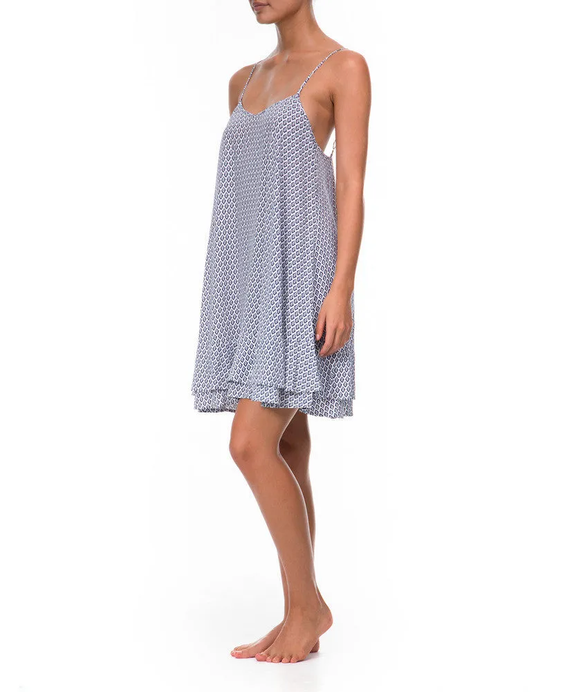 Moken Sleeveless Dress- Indigo