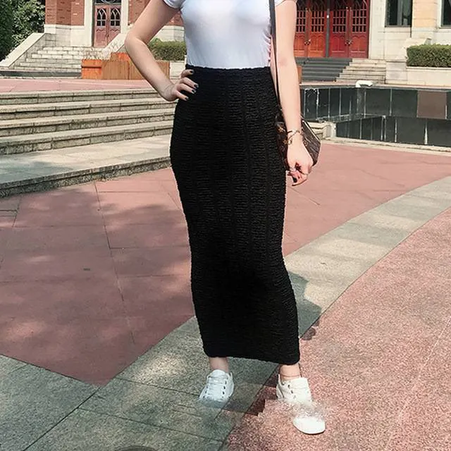 My Curly Pencil Skirt