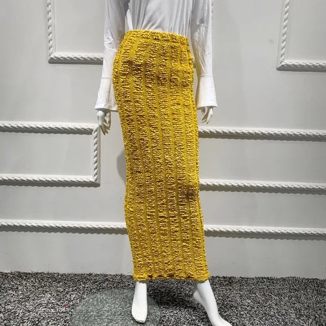 My Curly Pencil Skirt