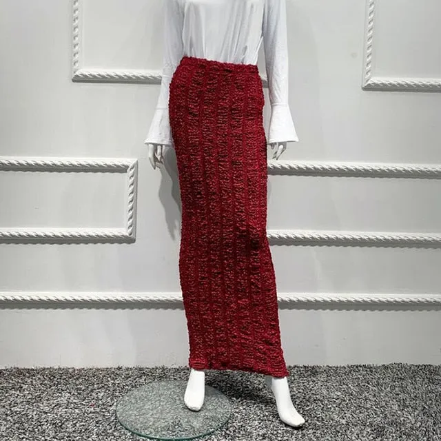 My Curly Pencil Skirt