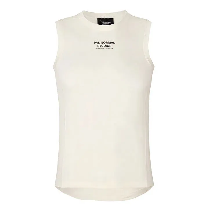 PAS NORMAL STUDIOS Mid Sleeveless Baselayer - Off White
