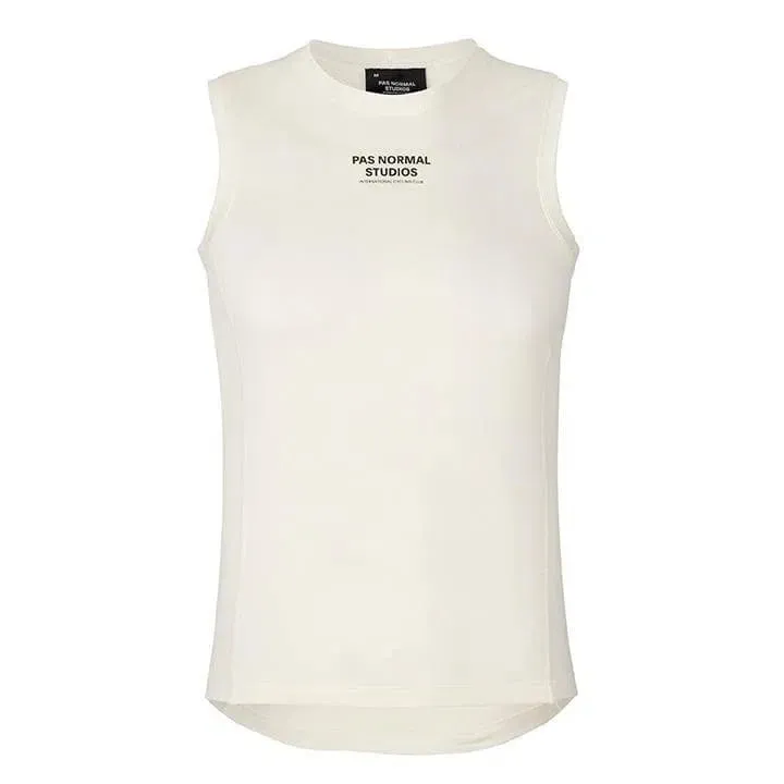 PAS NORMAL STUDIOS Mid Sleeveless Baselayer - Off White