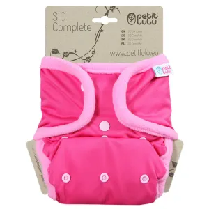 Petit Lulu SIO Complete Nappy Snaps - Pink