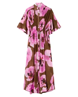 Plum Flora Dress