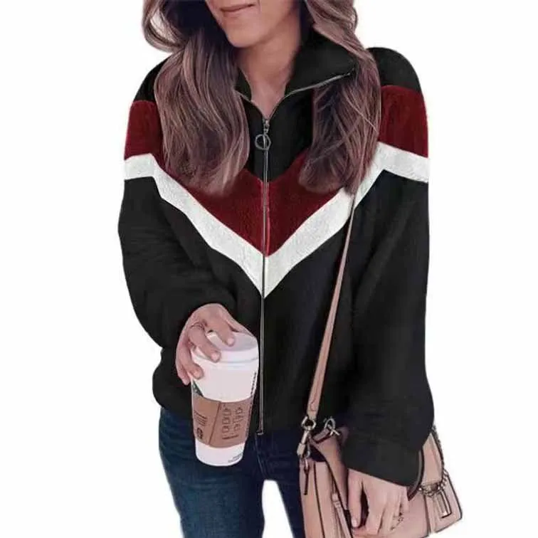 Plush Sweater Tweed Jacket Wholesale Women Clothing