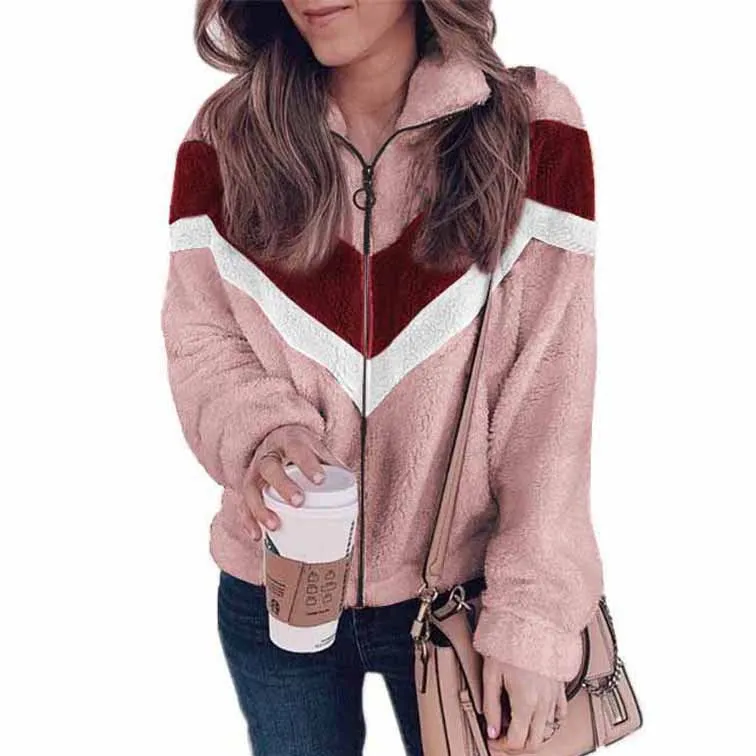 Plush Sweater Tweed Jacket Wholesale Women Clothing