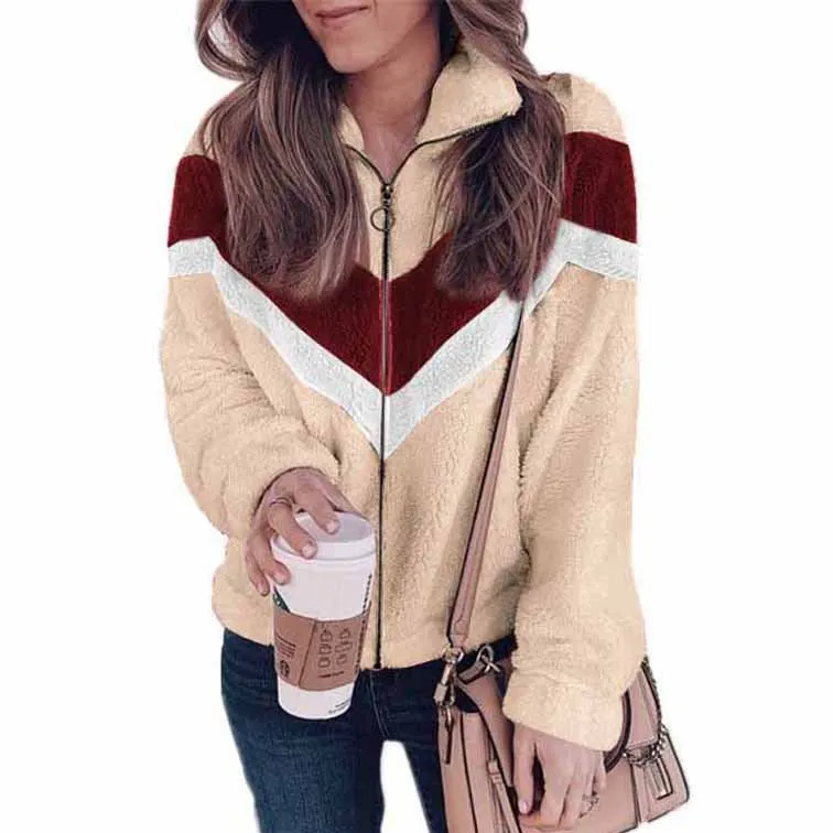 Plush Sweater Tweed Jacket Wholesale Women Clothing