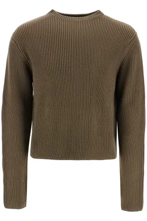ribbed wool pullover sweater KNW44 FSH CASTORO WOOL