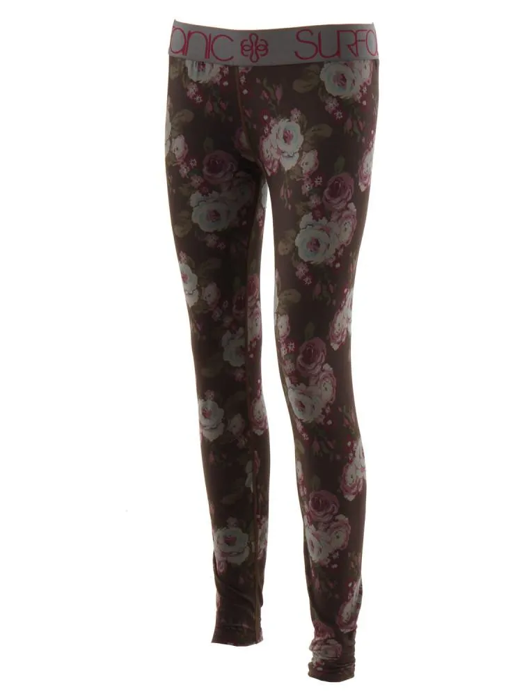 Surfanic Womens Baselayer Leggings - Carbon Dri
