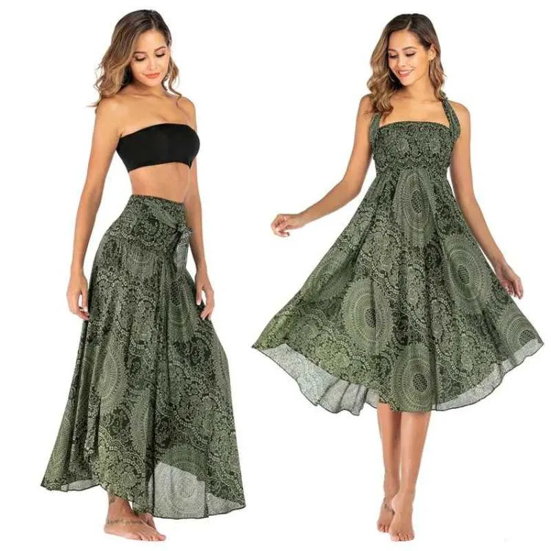 Swing Skirt Dress Boho Style