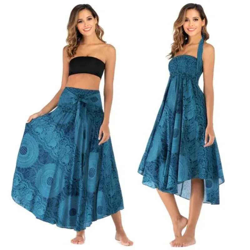 Swing Skirt Dress Boho Style