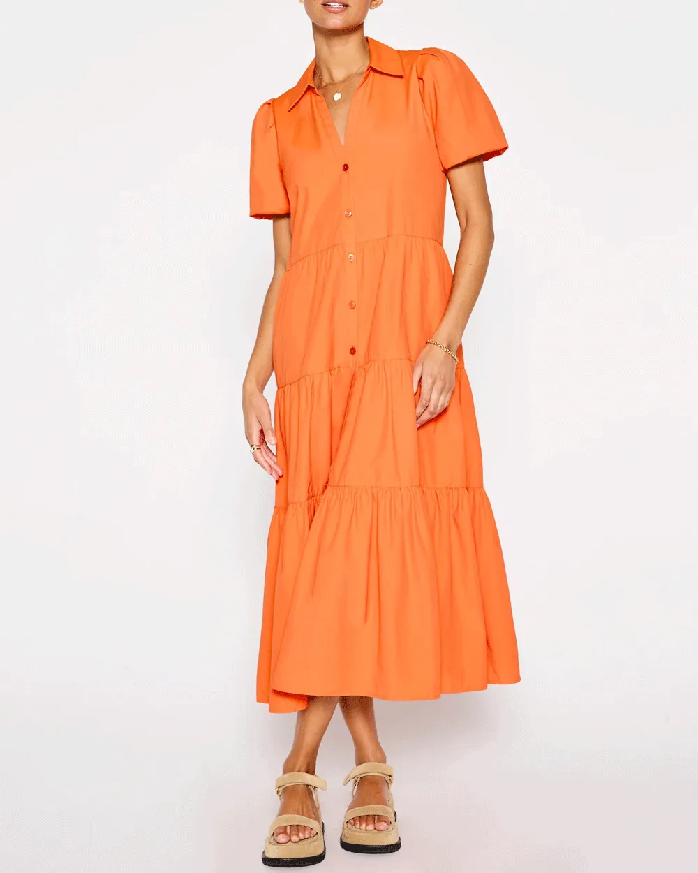 Tangerine Havana Dress