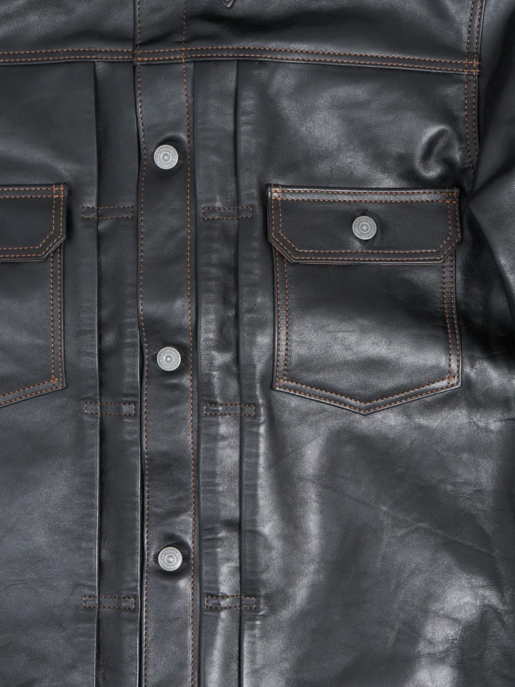 The Flat Head FN-LJ-HJ002 Horsehide 50's Type II Jacket Black