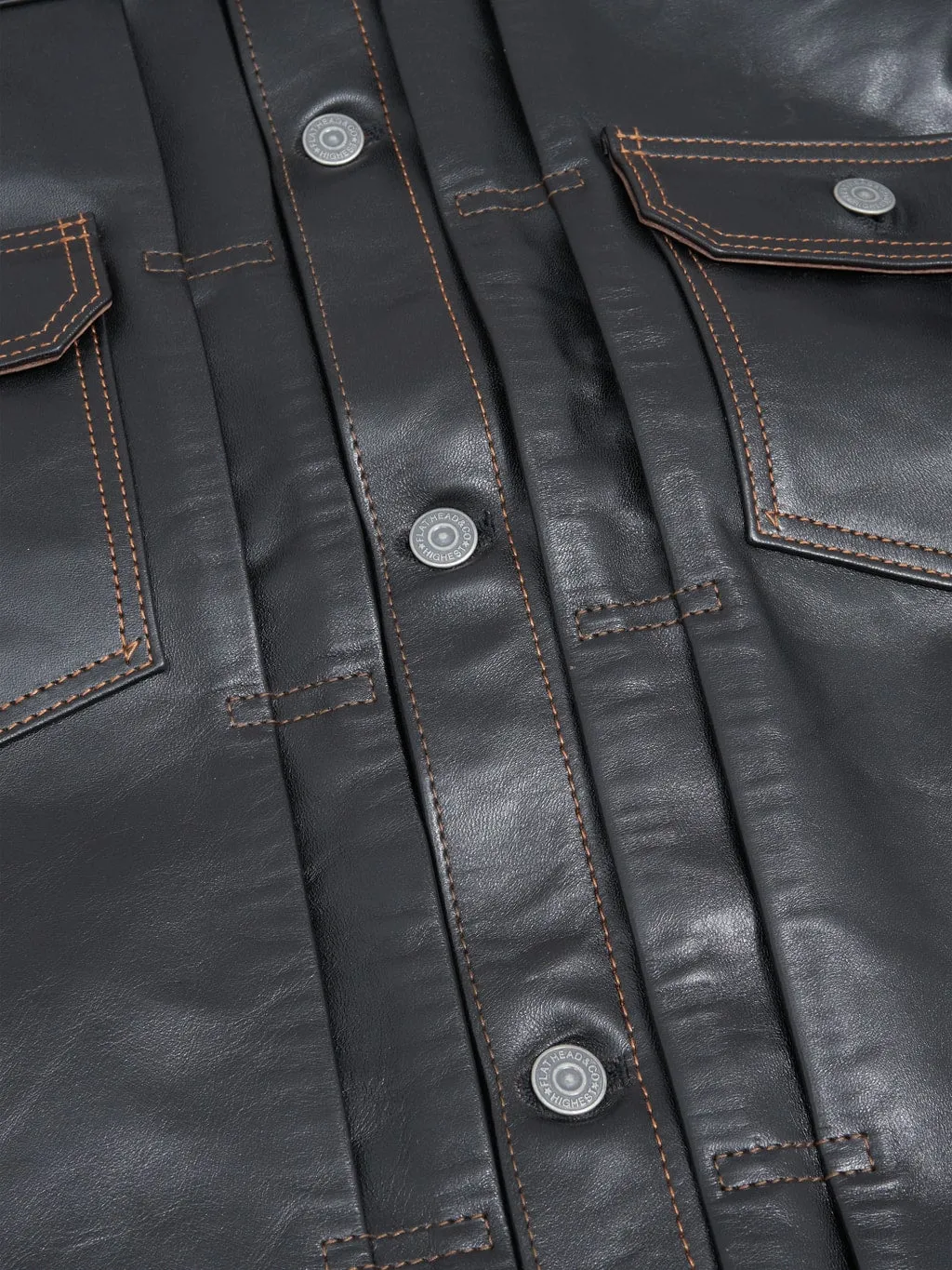 The Flat Head FN-LJ-HJ002 Horsehide 50's Type II Jacket Black