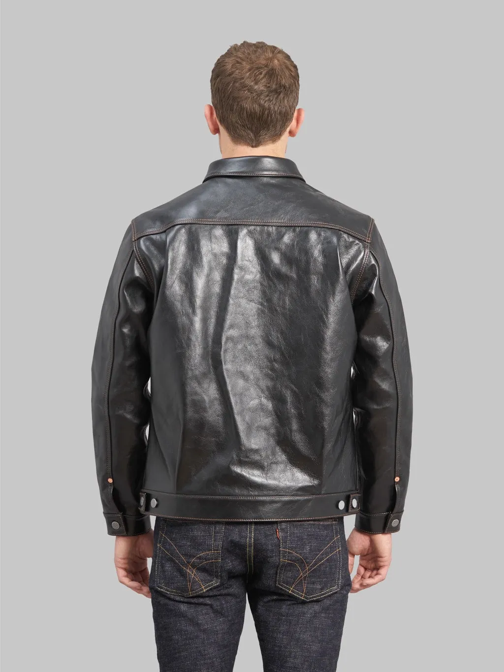 The Flat Head FN-LJ-HJ002 Horsehide 50's Type II Jacket Black