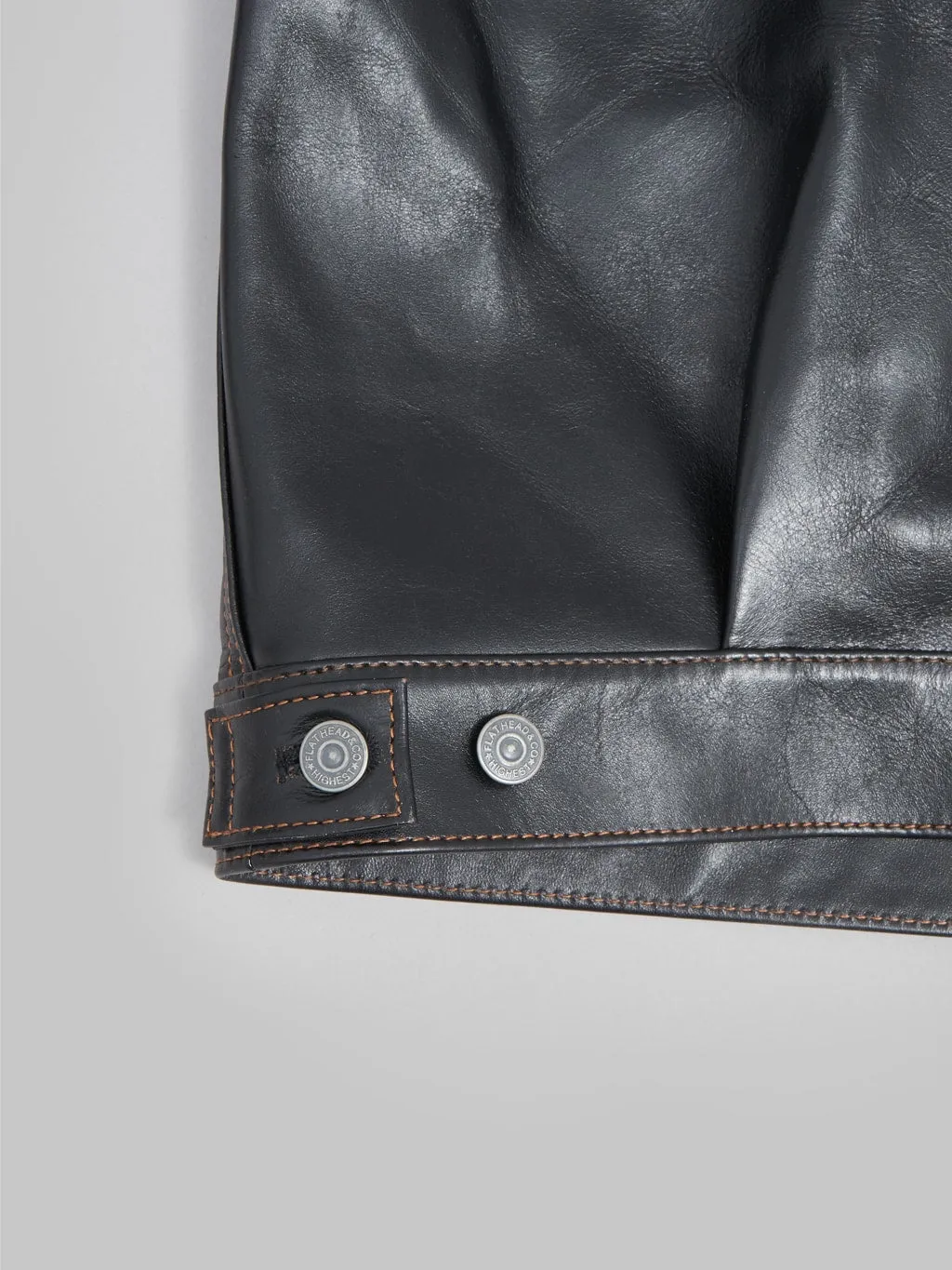 The Flat Head FN-LJ-HJ002 Horsehide 50's Type II Jacket Black