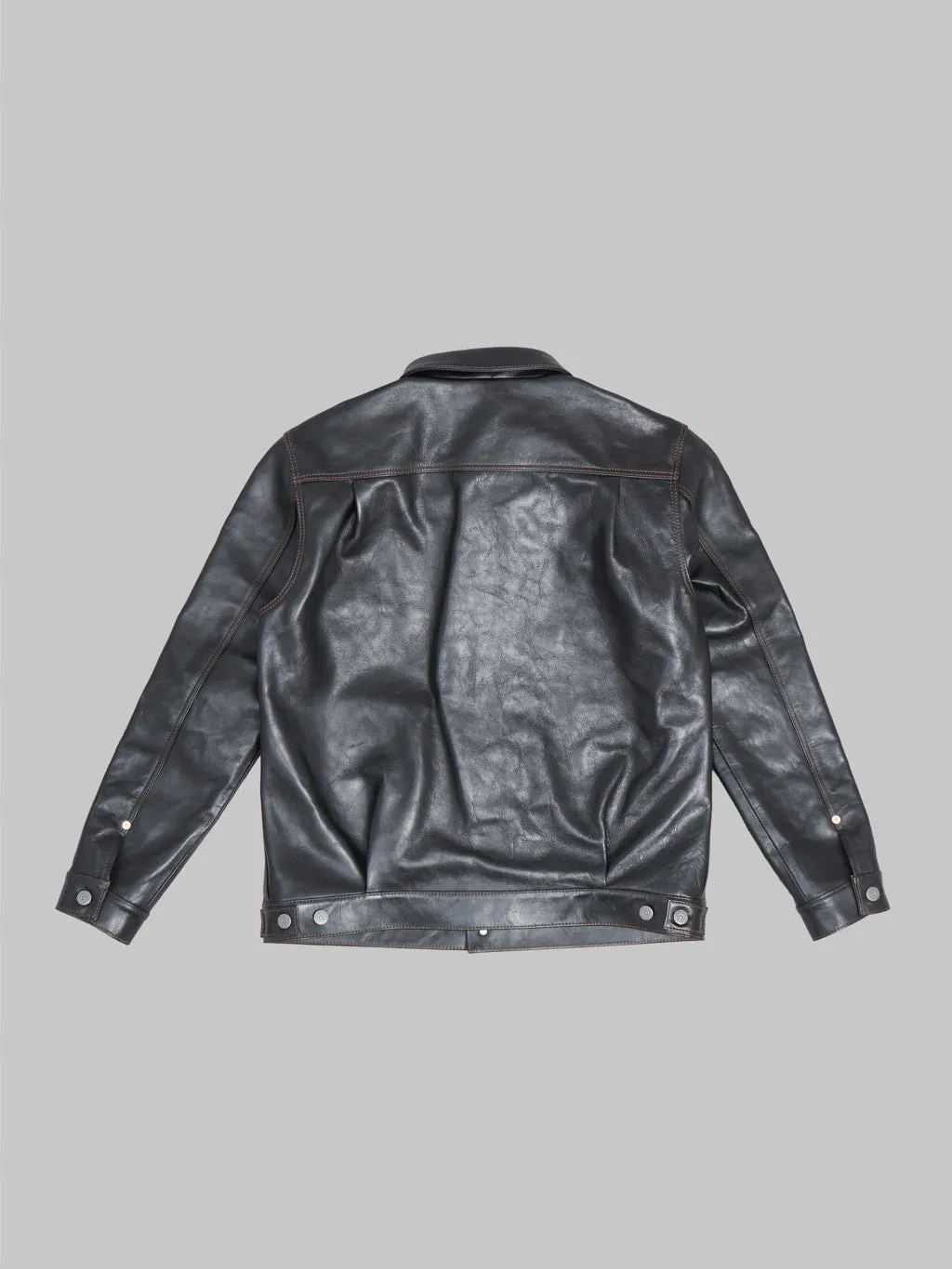 The Flat Head FN-LJ-HJ002 Horsehide 50's Type II Jacket Black