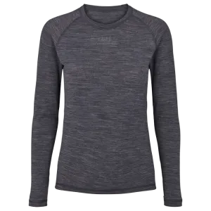 Twelve Sixteen Baselayer  L/S Merino 186 Grey Woman