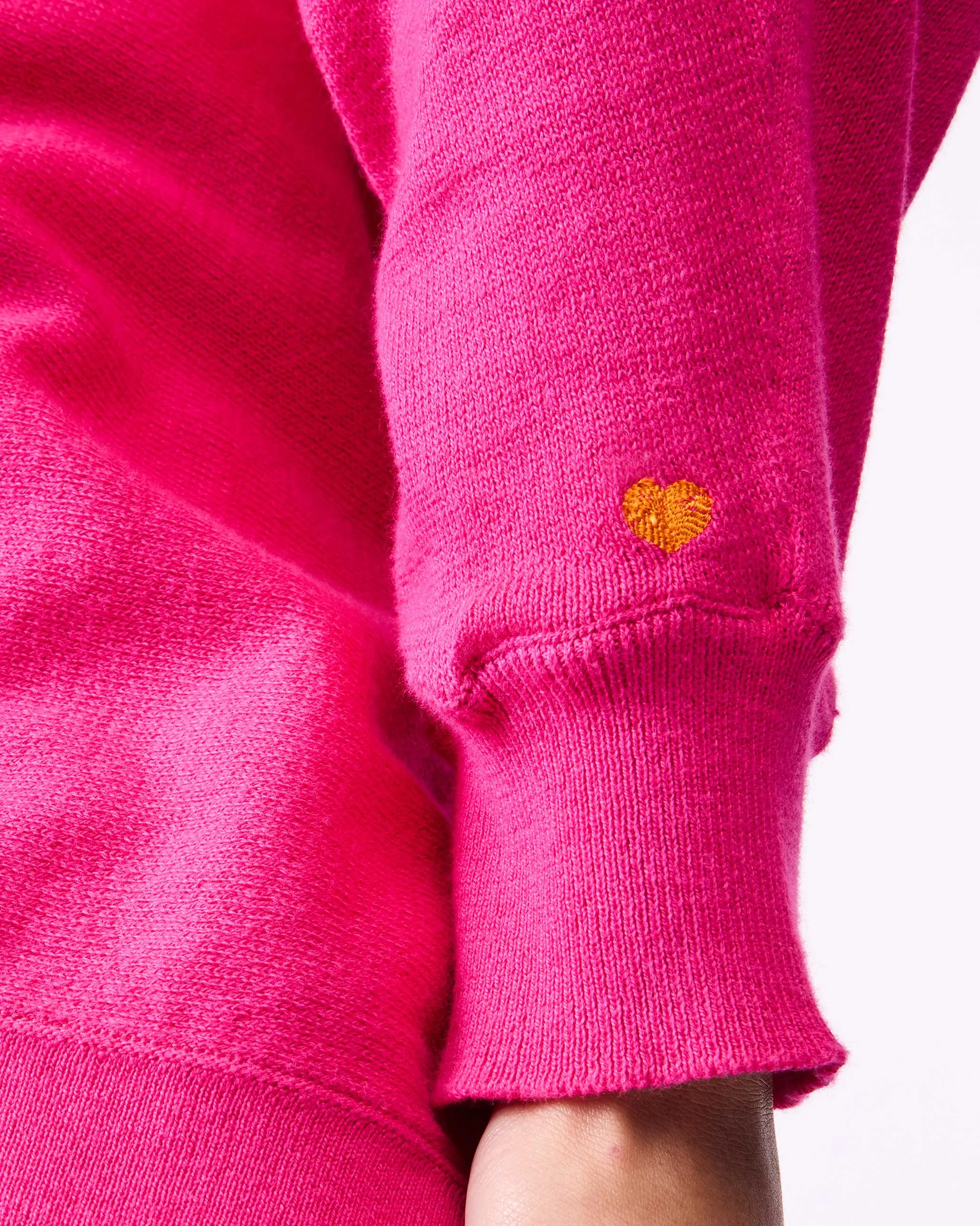 Victoria Boatneck Pullover - Fuchsia